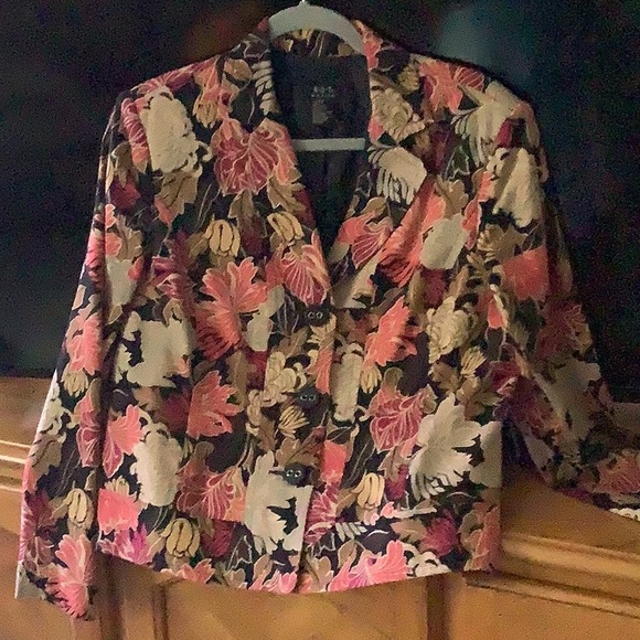 RQT petites fall jacket 10P beautiful colors lined Pink orange gold black - Picture 5 of 14